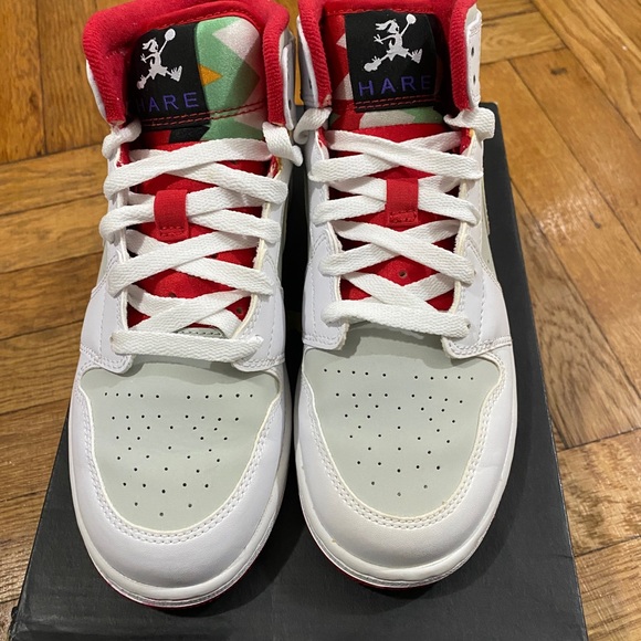 Air Jordan 1 Hare Mid WB retro authentic size 5.5 - Picture 6 of 6